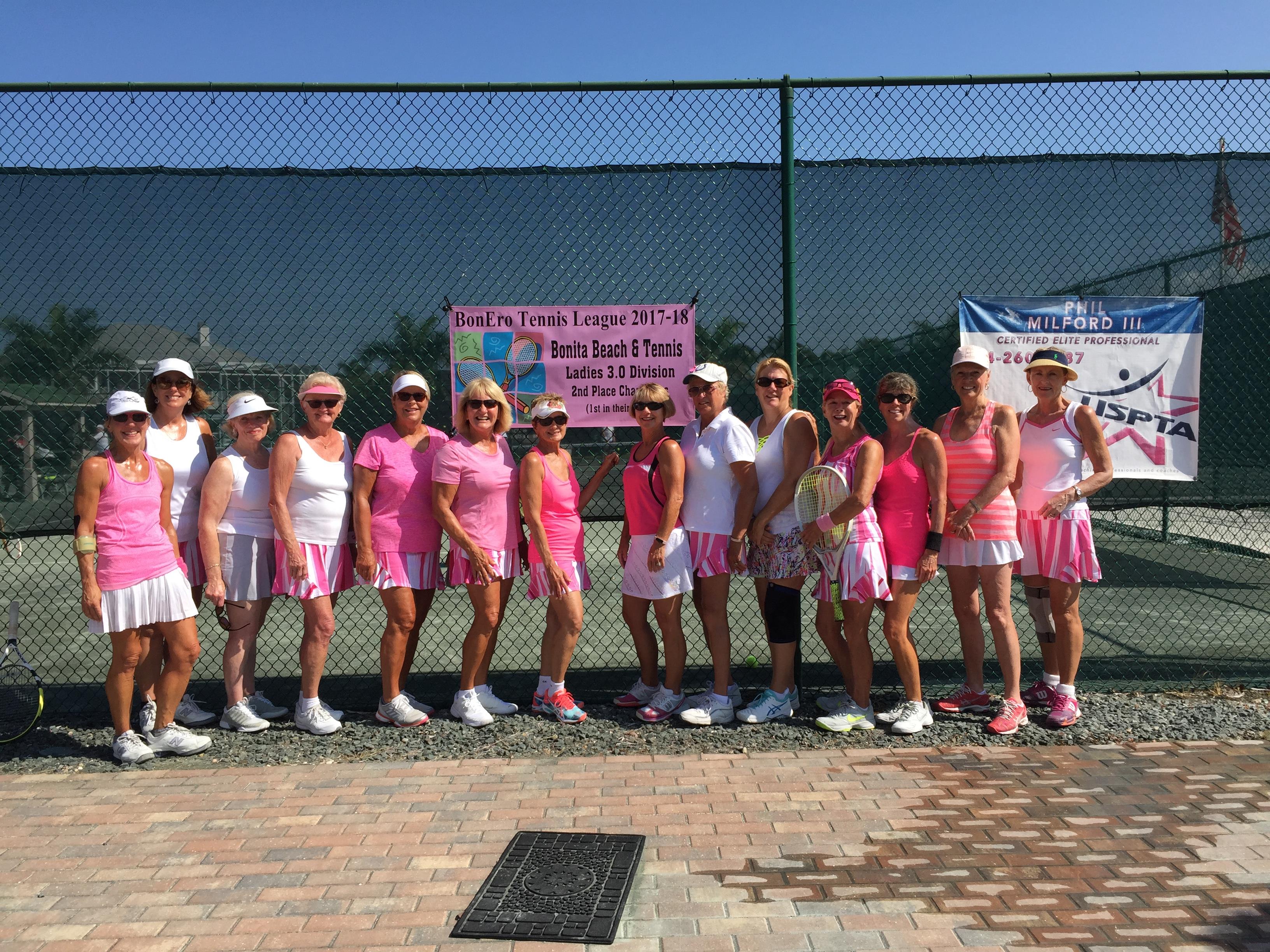 Bonita Beach & Tennis Club Ladies 3.0 Division 2nd Place Champions 2018-04-30 &conn=none